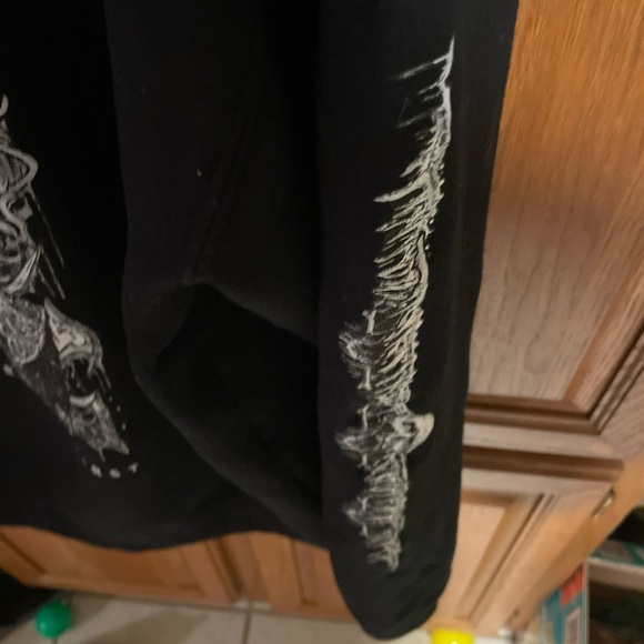 Liquid Death Black Mountain Water Hoodie Sweatshirt Murder Your Thirst Mens Sz L - Picture 6 of 11